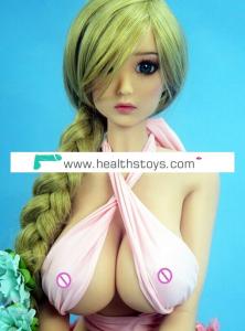 Huge Breasts Mini Sex Doll Skinny Body Big Tits With Vagina Hair